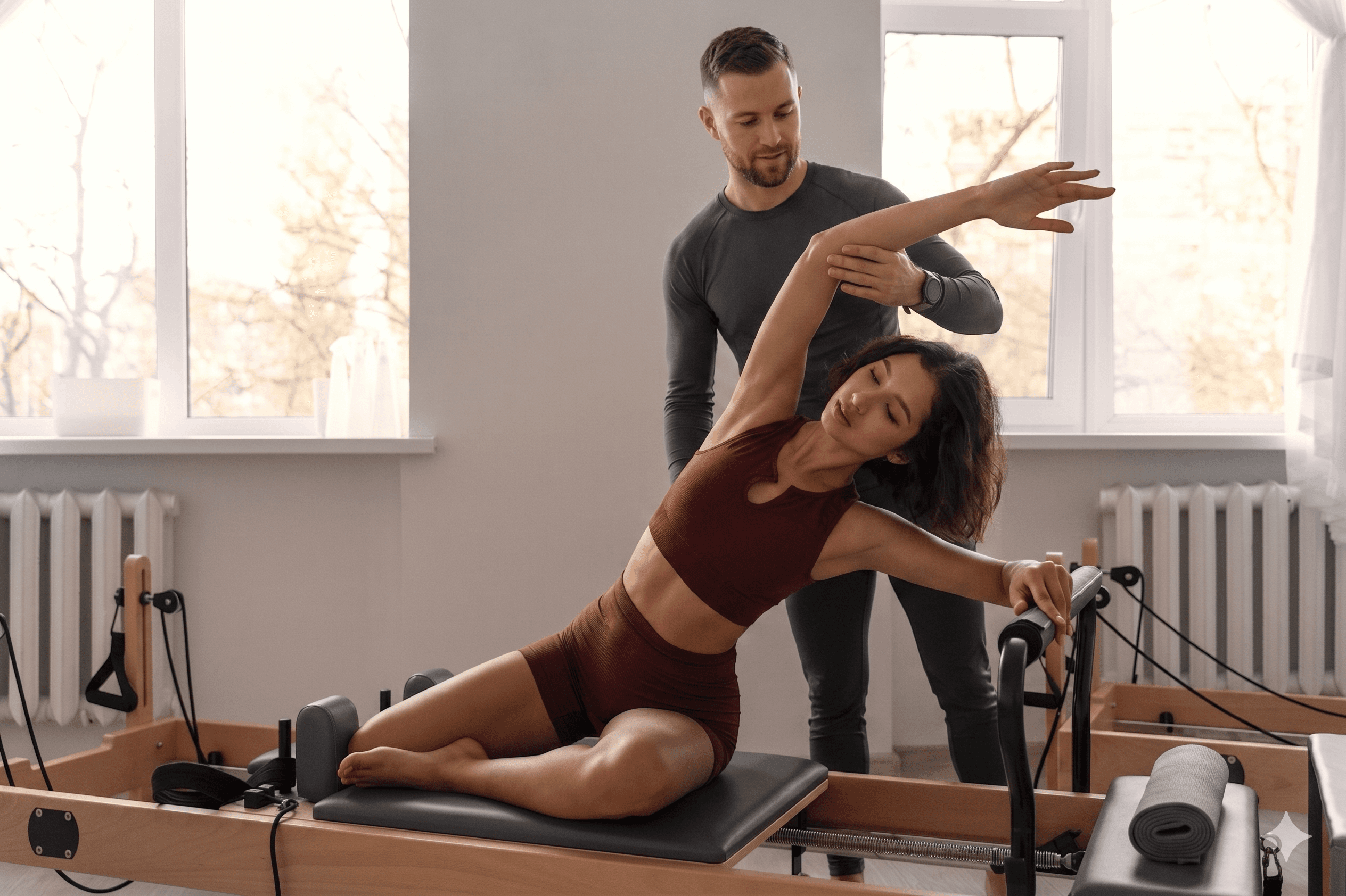 Clase de Pilates Reformer